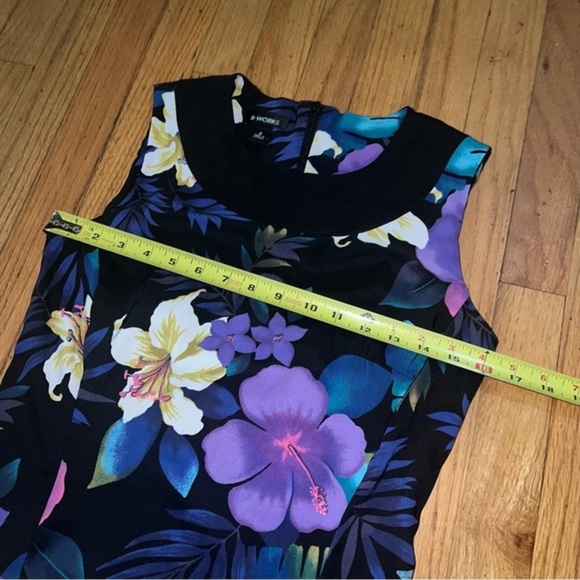 Vintage Tropical Hibiscus Hawaiian casual dress - Picture 4 of 6